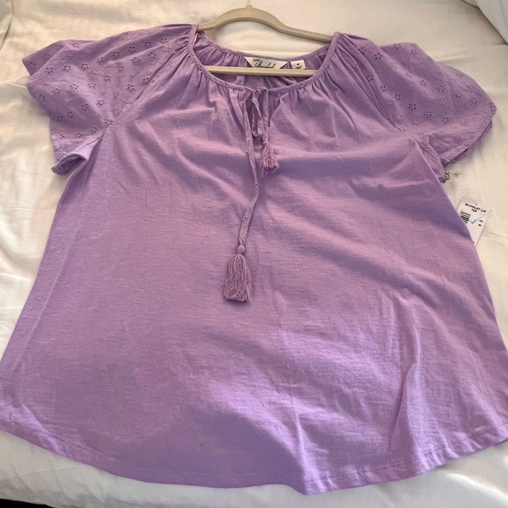 Marrakesh Women’s purple blouse-NWT